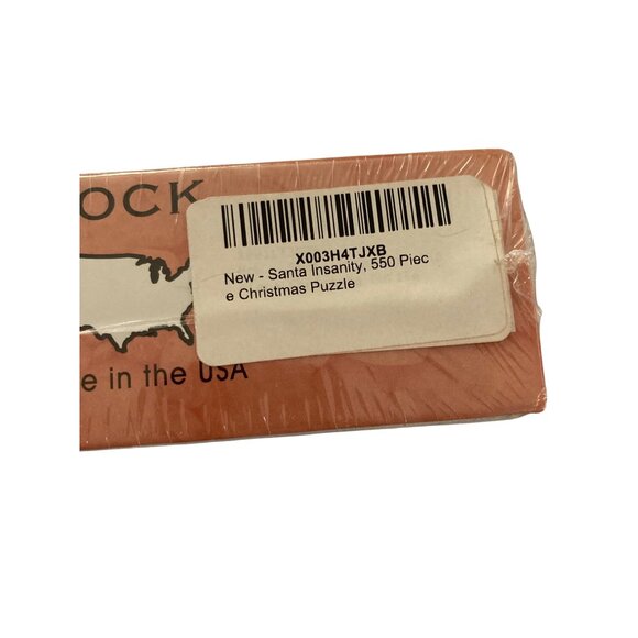 Puzzles That Rock Santa Insanity A Jolly Jigsaw 550pc Puzzle - Picture 4 of 7